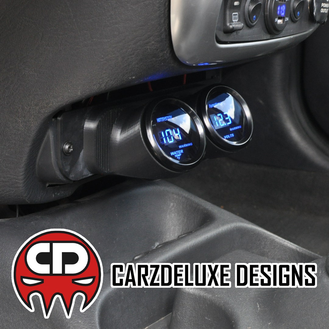 Dual Gauge SRT4 Pod Holder in CD Changer Location Etsy