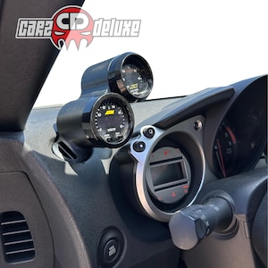 Dual gauge pod mount for Nissan 370Z 2009-2025 Z functional defrost vent 52mm