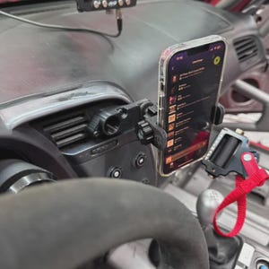 Custom phone mount for 1999-2009 S2000 Driver vent attachment RH LH