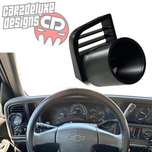 Single gauge pod for 1999-2007 Chevy Silverado for GMC Sierra functional vent