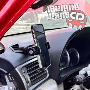 Custom phone mount for 2008-2014 Impreza WRX Forester functional defrost vent