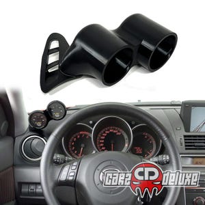 Dual gauge pod mount for 2004-2008 Mazda 3 functional defrost vent