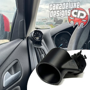 Single gauge pod mount for 2012-2018 Focus ST RS functional defrost vent