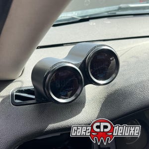 Dual gauge pod mount for 2007-2014 Tahoe Yukon Avalanche Silverado Sierra vent