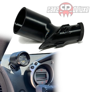 Single gauge pod mount for Nissan 370Z 2009-2025 Z functional defrost vent 52mm