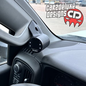 Gauge pod mount for 2019-2025 Chevy Silverado 1500 2500 Sierra grab handle