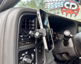 Custom phone mount for 1999-2006 Silverado Sierra Tahoe Yukon functional vent
