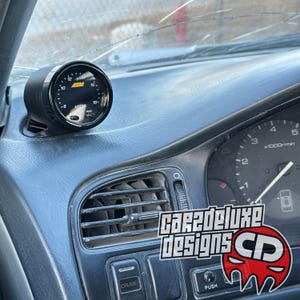 Single gauge pod mount for 1994-1997 Accord functional defrost vent