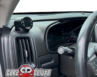 Single gauge pod mount for 2015-2022 Colorado, GMC Canyon functional defrost vent