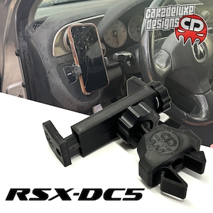 Custom phone mount for 2002-2006 Acura RSX replaces factory blank button