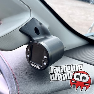 Gauge pod mount for 2015-2019 Chevy Silverado 2500 3500 Sierra grab handle