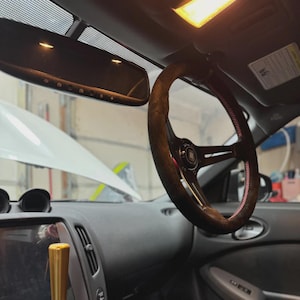 Custom steering wheel hook fits 370Z 2009-2021 Sun visor clip hanger holder