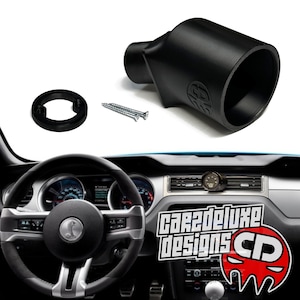Single gauge pod mount for 2010-2014 Mustang Replaces 12v plug