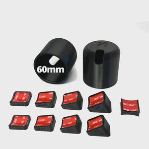 Dual gauge pod mount 60mm 4X viewing angles steering column dash cluster