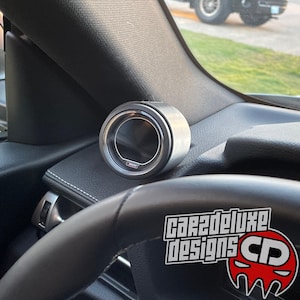 Single gauge pod mount for 2020-2025 GR Supra functional defrost vent