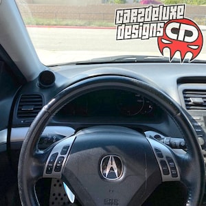 Single gauge pod mount for 2004-2008 Acura TSX functional defrost vent