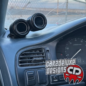 Dual gauge pod mount for 1994-1997 Accord functional defrost vent