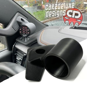 Gauge pod mount for 2022-2025 Chevy Silverado 1500 2500 Sierra grab handle cap