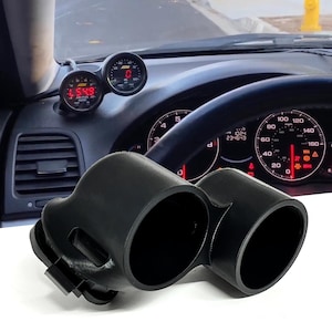 Dual gauge pod mount for 2004-2008 Acura TSX functional defrost vent