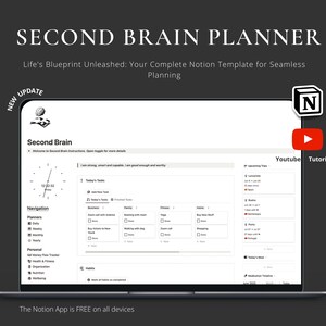 All in One Template Notion Dashboard, Notion Extended Life Planner ...