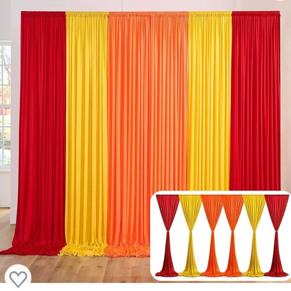 Elegant 3x7 Curtains for Unforgettable Indian Wedding Moments Ideal for Pooja, Mehndi,Haldi,Nikah, and Housewarming Decor Free Shipping