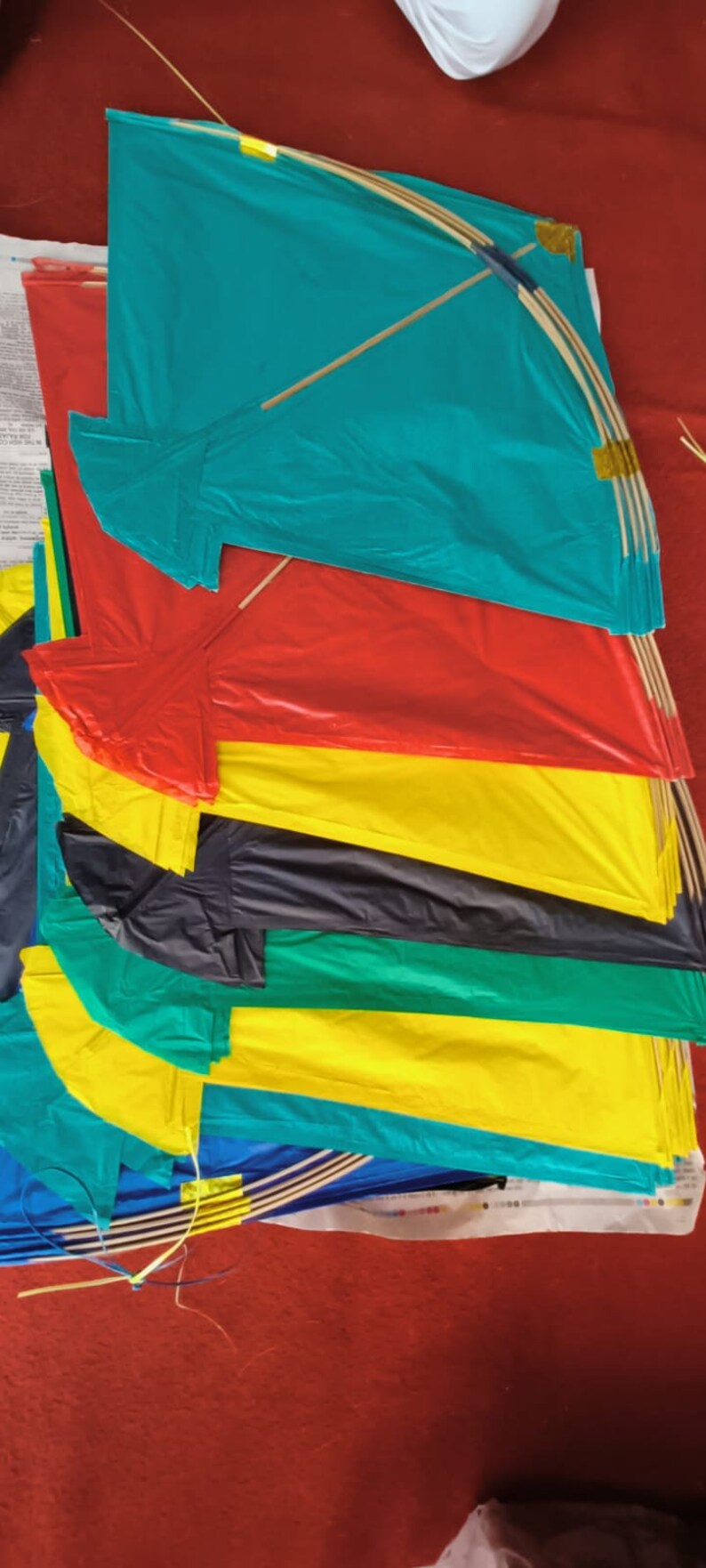 Kites Paper Flying Kite Indian Kite Pattang Assorted Etsy