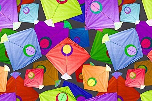 100 Sheets of Small, Transparent, Colorful Kite Paper for Waldorf