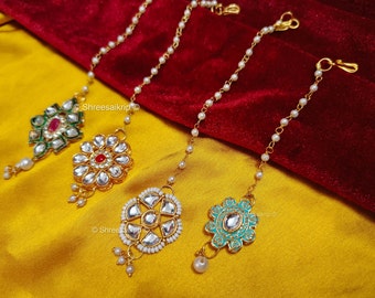 Maang Tikka, Wedding Favors And Return Gift, Women's Jewelery, Indian Wedding Jewelry, Matha Patti, Kundan Work Jewelry, Forehead Jewelry