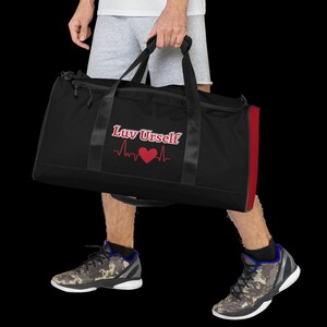 Treat Yourself Right: Luv Urself Duffel Bag