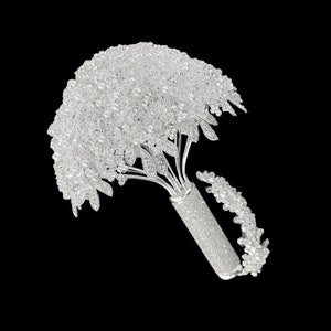 Bridal Bouquet Holder,Crystal Wedding Flower Holder,Rhinestone Bride Flower Holder,Bouquet Wrap,Wedding Flower Jewelry,Wedding Bouquet