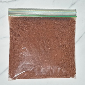 Sedona Red Micro Landscape Pebbles, Bonsai Pebbles, Size 1-3mm, Reptile Habitat, Cactus Top Dressing, Fairy Garden, Play Dirt, Kids crafts