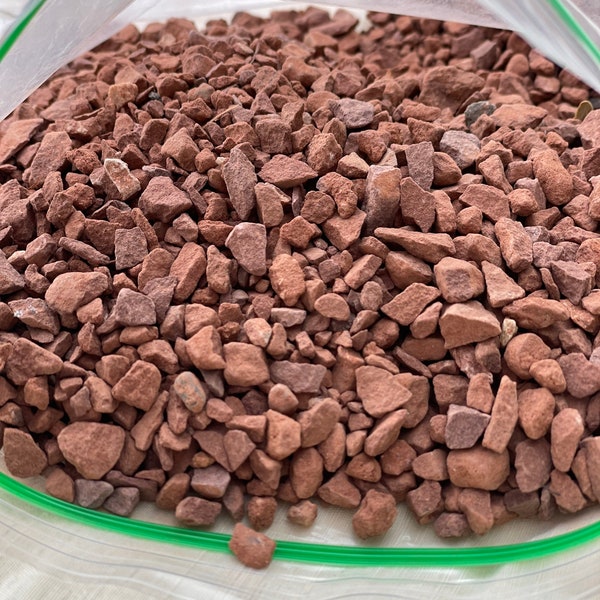 1 lb Of Sedona Vortex Red Rock / Size Half Inch-Quarter Inch / Terranium / Top Dressing / Succulent & Cactus / Fairy Garden / Miro Landscape