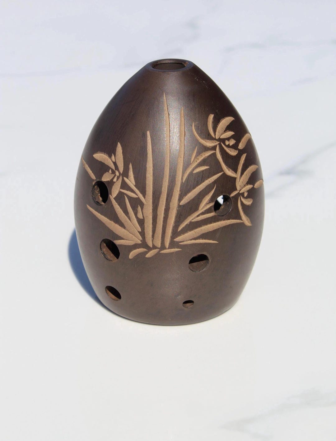 Musical Instruments In Clay Handmade 8-hole Xun F Pear-shaped Clay Instrument – Beginner Friendly ...