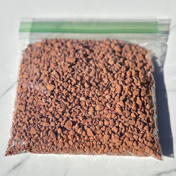 1 lb of Red Rock / Size Quarter Inch- Top Dressing for Cactus & Succulents / Garden Landscape / Top Dressing / From Cathedral Rock Vortex