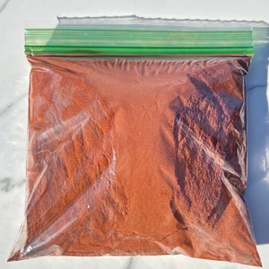 Finely Sifted Red Sedona Vortex Dirt, 100% Organic Dirt, Natural Iron,  Desert Cactus Dirt Crafts, Red Dirt, Sedona Gift, Face Mask, Detox