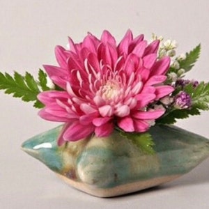Handmade Pottery, Flower Arrangement Frog, Flower Frog, Ceramic Flower Arrangement Holder, Flower/Greens Arranger - Gift - Centerpiece