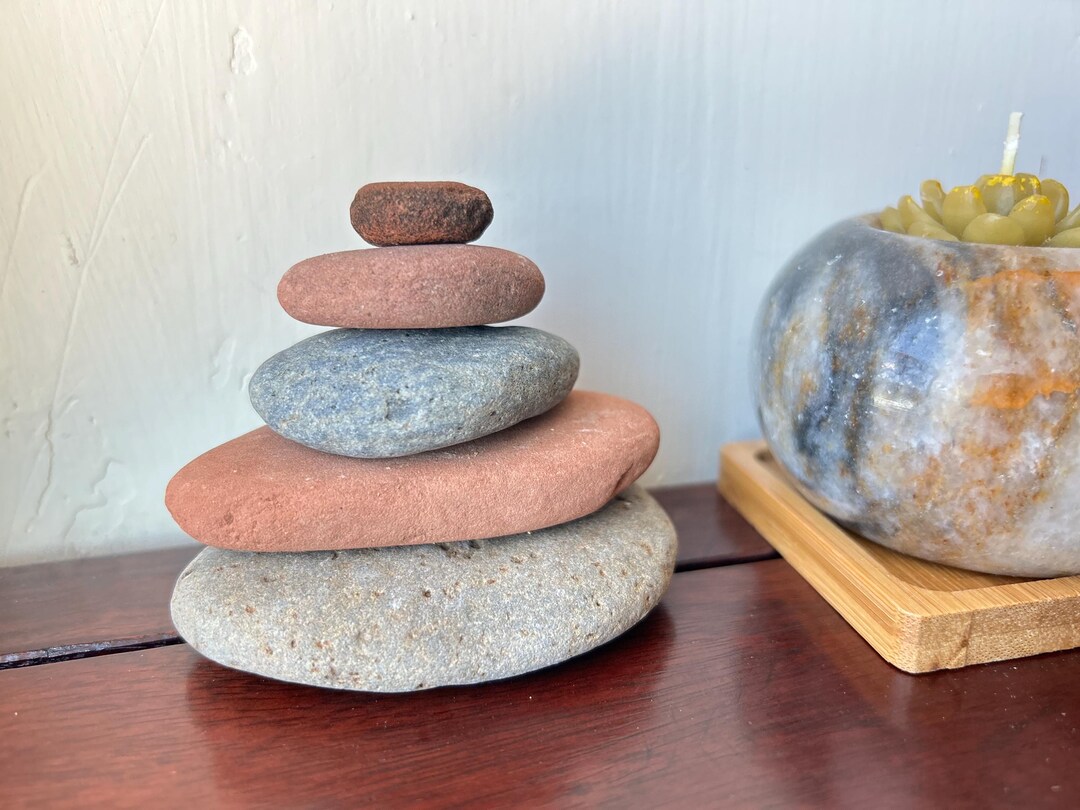 Natural Sedona Stackable River Stones / Cathedral Rock Beach Stones ...