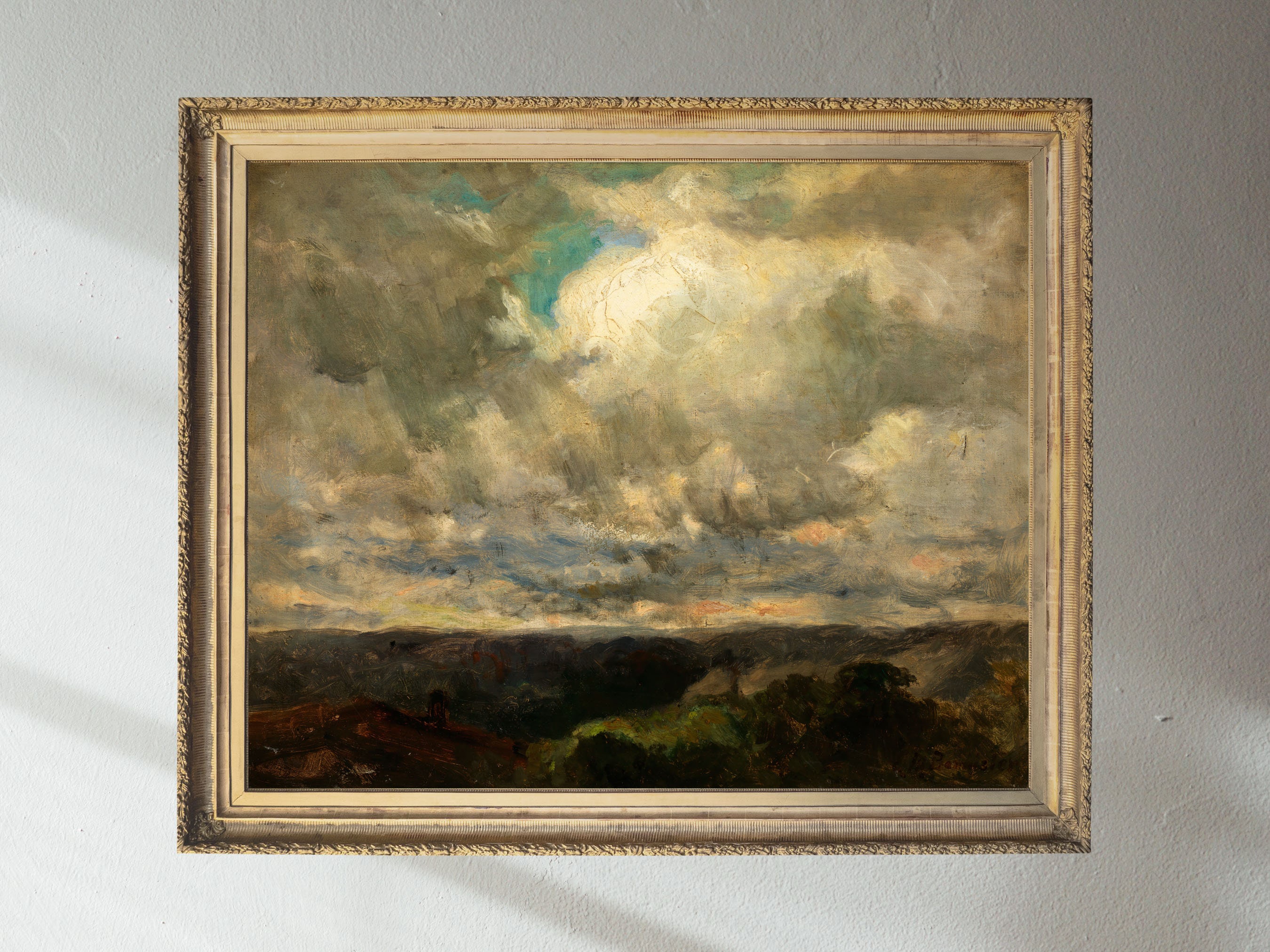 Vintage Abstract Moody Painting INSTANT DOWNLOAD | Edward Bannister ...