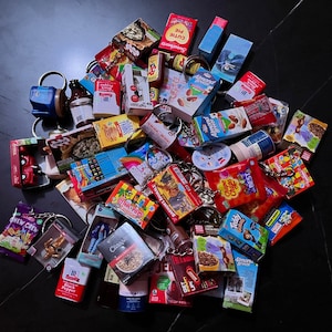 Mini brand keychains