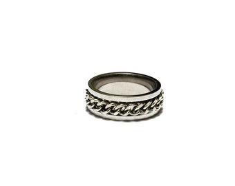 Silver Chain Ring