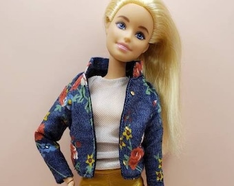 Jeansjacke für 11.5 Inch Fashion Doll