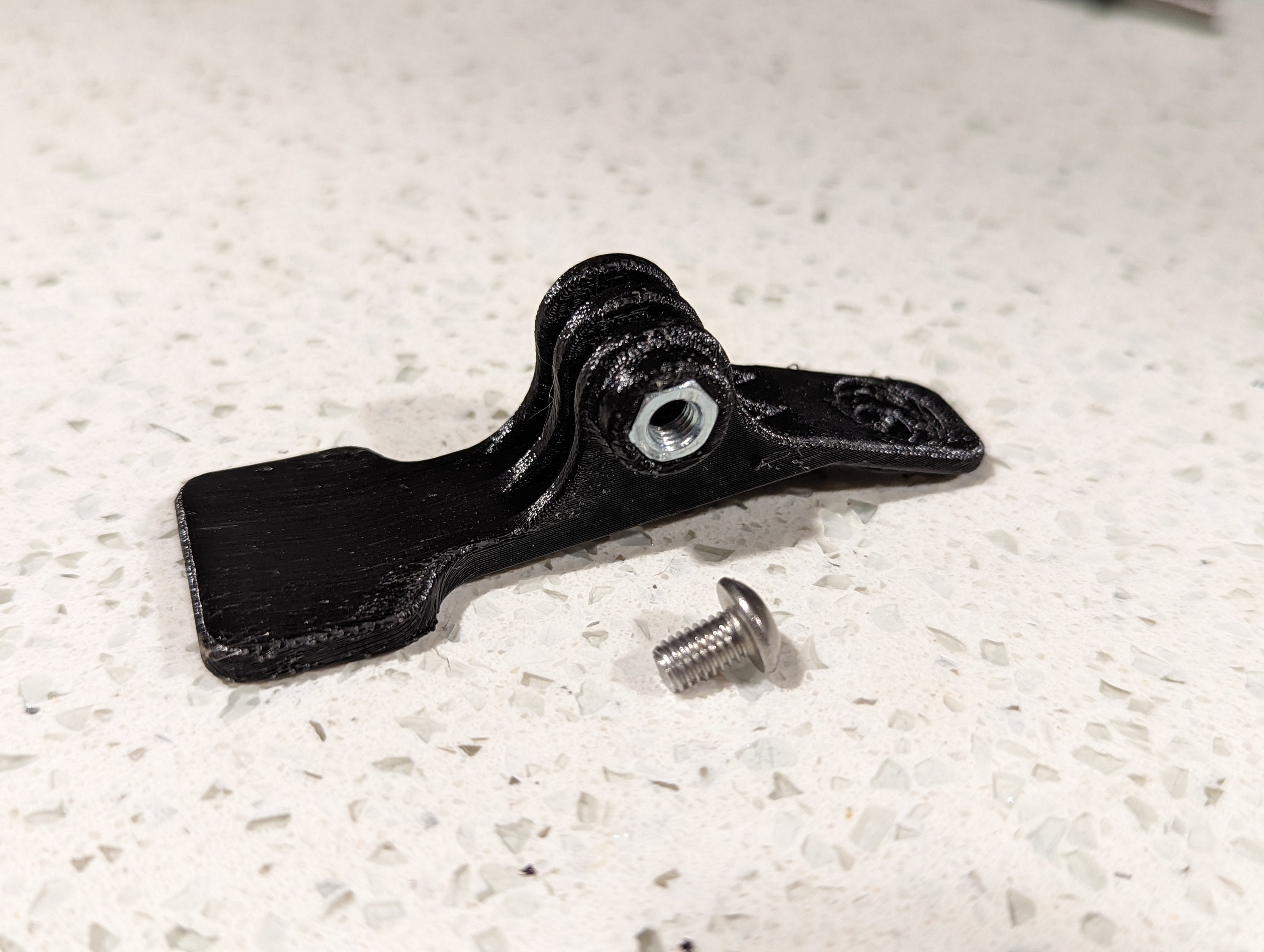 Lowprofile Gopro 3 Tab Camera and Light Mount for Smith Forefront 2