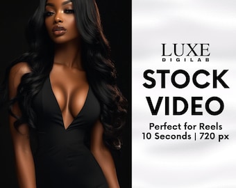 Hair Stock Video: Extensions, Wigs, Reels (Digital Download)