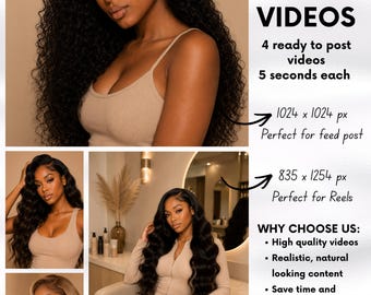 Hair Stock Video: Extensions, Wigs, Reels