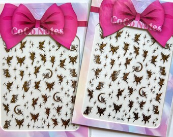 5D cherub stickers, cute stickers, angel stickers, angel nail decals