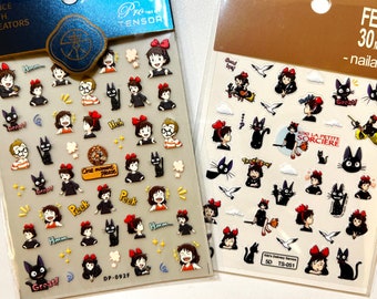 5D nail stickers, embossed, anime nail stickers, cute nail stickers