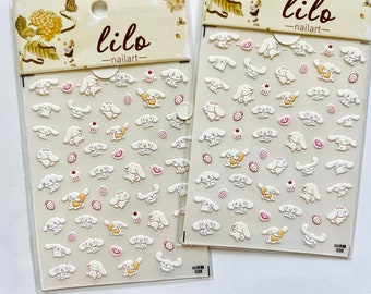 5D-nagelstickers, reliëf, anime-nagelstickers