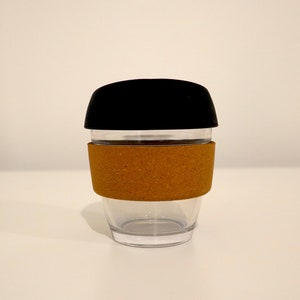 WAVE Reusable Glass Coffee Cup