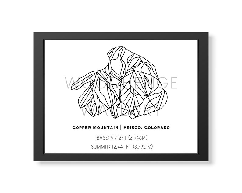 Copper Mountain Trail Map Ski Resort - Il 794xN.3660965294 Ajnm 