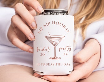 Personalized Bachelorette Party Can Cooler Favor Custom Bridesmaid Proposal Favor Unique Maid of Honor Beer Can Holder Custom Party Decor